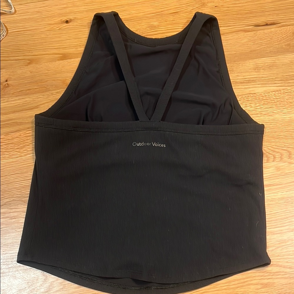 OV Ribbed Y Back Tank